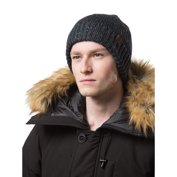 Solid Ribbed Design Knit Beanie