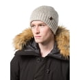 thumbnail image 1 of Solid Ribbed Design Knit Beanie, 1 of 6