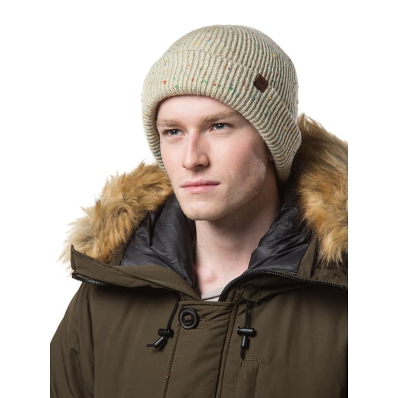 Solid Ribbed Design Knit Beanie