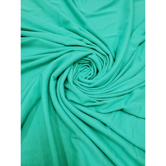 Solid Ribbed Knit Fabric by the Yard