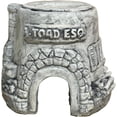 thumbnail image 1 of Solid Rock Stoneworks Concrete Garden Toad House - 7" Tall - Pre Aged Stain, 1 of 5