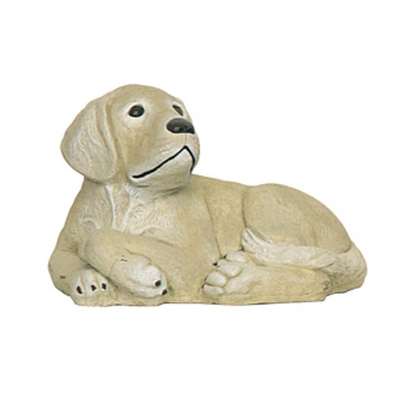 Solid Rock Stoneworks Concrete Laying Labrador Life Like - 10" Tall