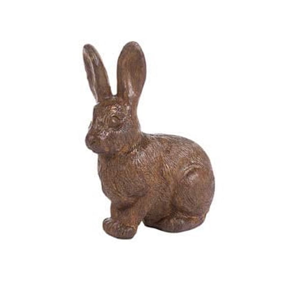Solid Rock Stoneworks Concrete Rabbit Ears Sideways - 15" Tall- Tobacco Rd Stain