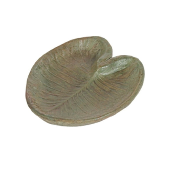 Solid Rock Stoneworks Leaf Feeder- 2" h x 11" w x 13" d & 8lbs