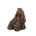 thumbnail image 1 of Solid Rock Stoneworks Lizzie Cocker Spaniel Concrete Statue, 11" Tall, Walnut Color, 1 of 1
