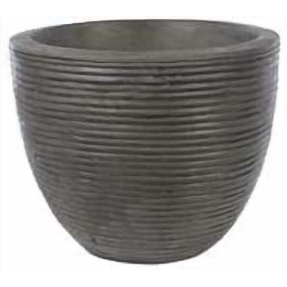 Solid Rock Stoneworks Small Beehive Pot - 11"Tall x 13"Diameter - Graphite Stain