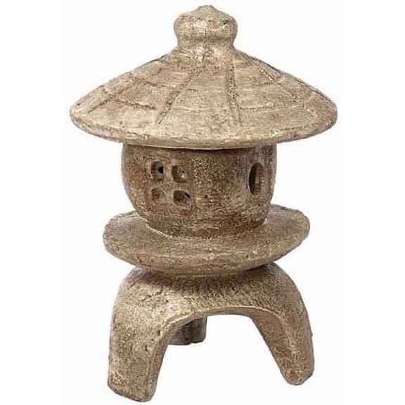 Solid Rock Stoneworks Small Round Pagoda- 12" Tall x 8- Buff