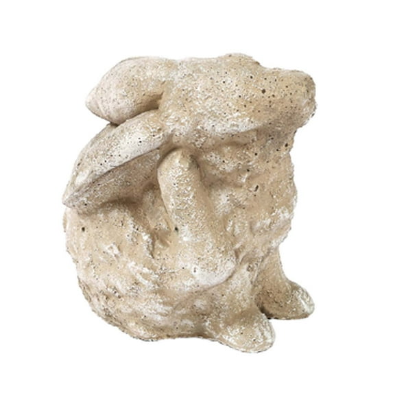 Solid Rock Stoneworks Thumping Rabbit- 7" Tall- Desert Sand