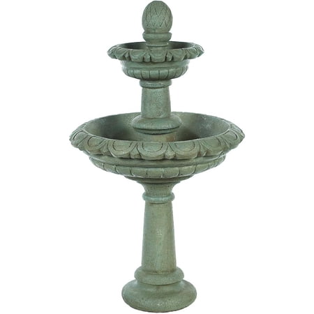 Solid Rock Stoneworks Wellington Fountain - 46" Tall - Cypress