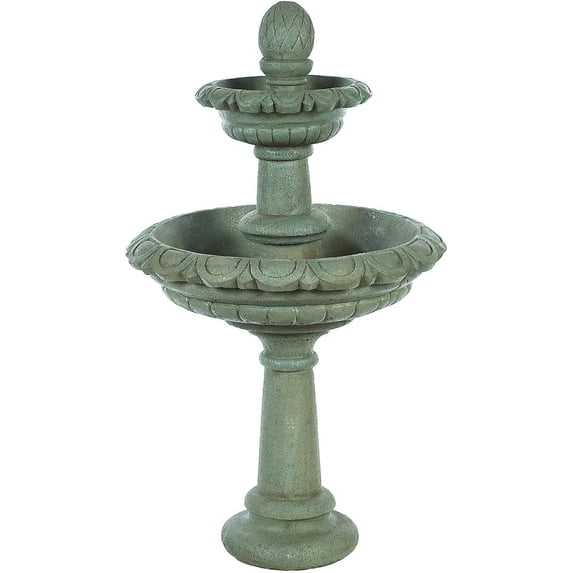 Solid Rock Stoneworks Wellington Fountain - 46" Tall - Cypress