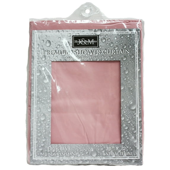 Solid Rose Shower Curtain