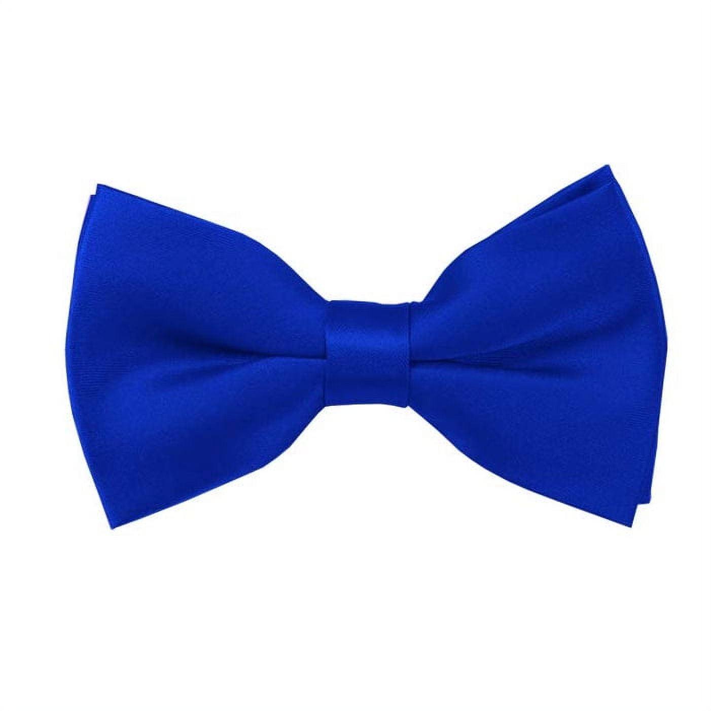 Mens blue bow tie sale