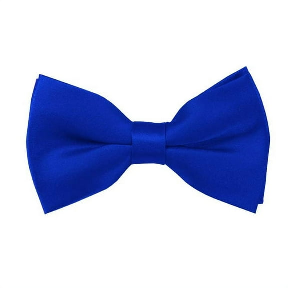 Solid Royal Blue Men's Pre-Tied Bow Tie