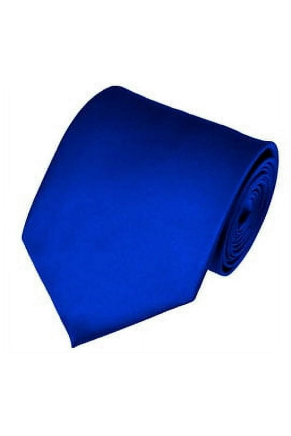 Solid Royal Blue X-Long Men's Necktie