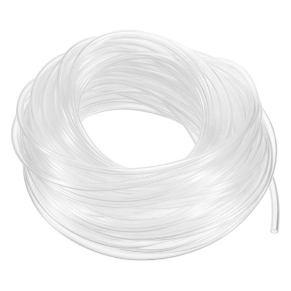 Solid Rubber Cord Tubing, 3mm OD x 33ft L Clear Rubber Tube for DIY Craft Beading