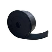 Solid Rubber Strips 1/8 (.125)" Thick X 3" Wide X 10'Long, Solid Rubber Sheet for Anti-Slip Pads, Flooring, Seals, Crafts, Anti-Vibration, Gaskets DIY