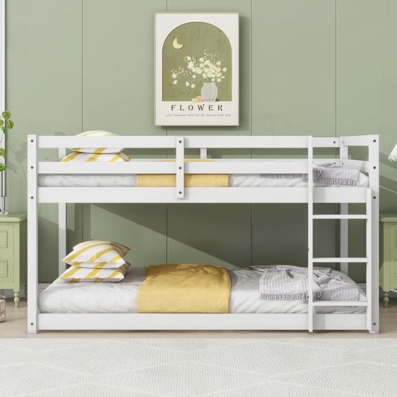 Solid Rubber Wooden Bunk Bed - Safety & Storage Guaranteed