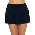 thumbnail image 1 of Miraclesuit Swimwear Solid Layered Ruffle All Over Control Swimsuit , Black, 14, 1 of 2