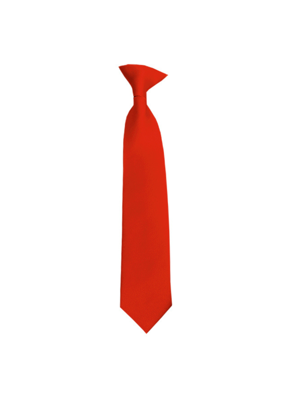 Solid Rust Boy's 14" Clip On Tie Age 7 to 10 Years Old