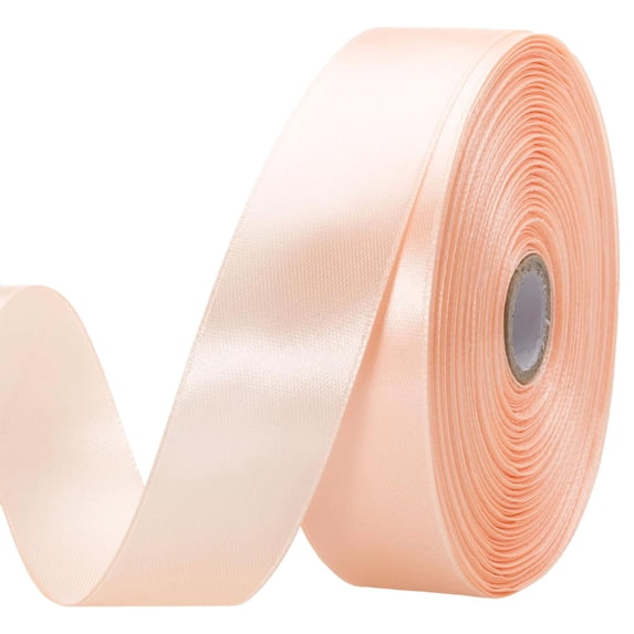 Solid Satin Ribbon Roll, For Wedding Sewing Projects And Wrapping Invitation Embellishments, Crafting And Gift Wrapping Supplies