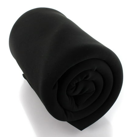 Solid Scuba Fabric Black 1 Yard