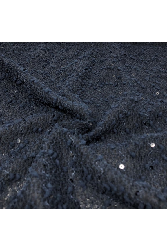 Solid Sequin Boucle Sweaterknit