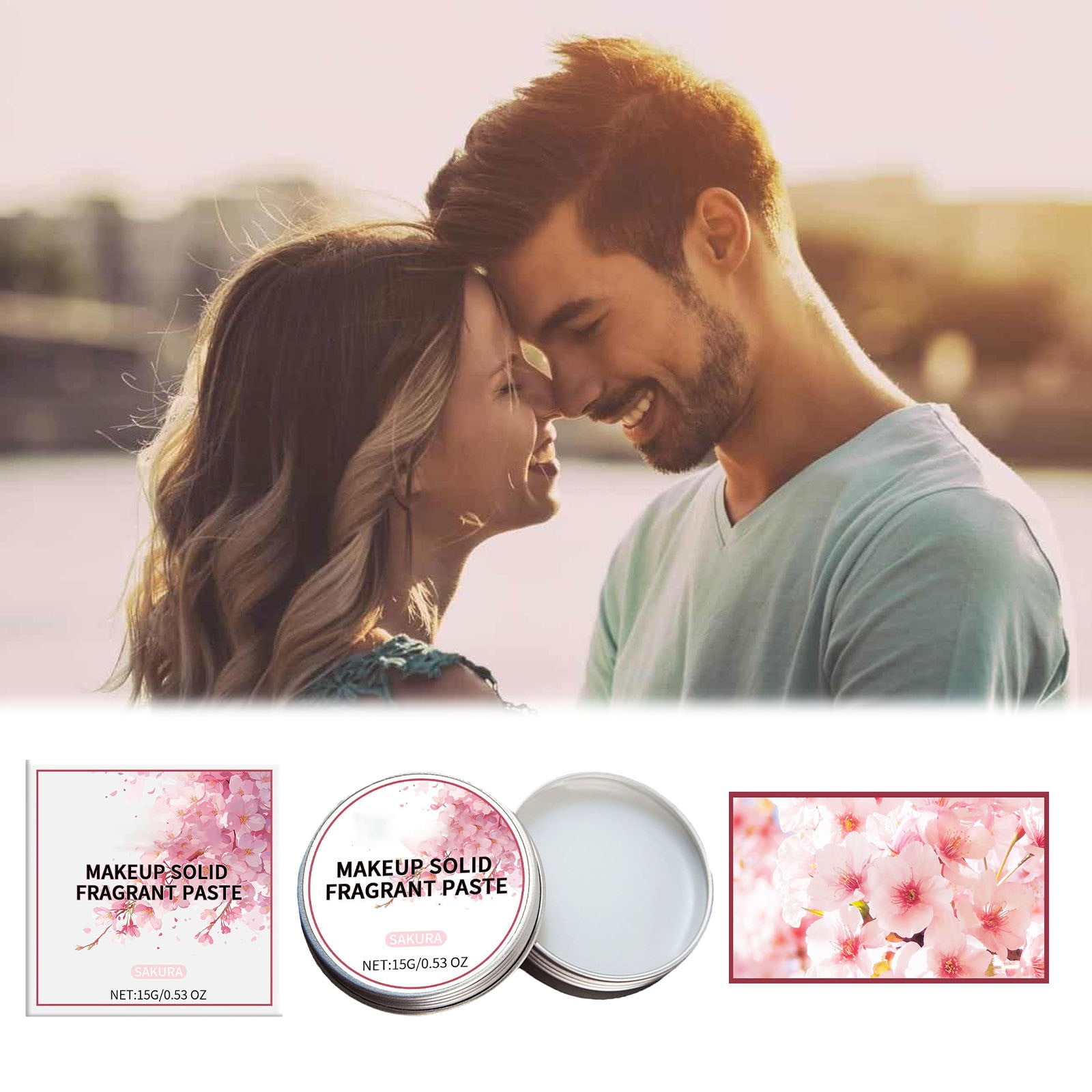 Solid Series Fresh Floral Scent Portable Fragrance Refreshing Non