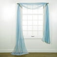 thumbnail image 1 of Solid Sheer Window Scarf | Decotex, 1 of 2