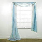 Solid Sheer Window Scarf | Decotex