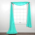 thumbnail image 1 of Solid Sheer Window Scarf | Decotex, 1 of 1