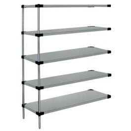 Quantum Storage AD86-1872SG-5 Galvanized Steel Solid 5 Shelf Unit - 18 x 72 x 86 in.