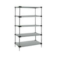 thumbnail image 1 of Quantum Storage Systems Shelving Unit, Solid in Stainless Material, Stainless Color, 1 of 4