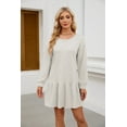 thumbnail image 1 of Solid Short Cute Dress (M, White), 1 of 12
