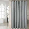 thumbnail image 1 of Solid Shower Curtain, Polyester Fabric Hotel Quality, Machine Washable Waterproof Shower Curtain Liner With Hooks, Light Gray, 70.87*70.87", 1 of 13