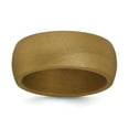 thumbnail image 1 of Solid Silicone Bronze Metallic 8.7mm Domed Plain Classic Wedding Band Ring Size 13, 1 of 4
