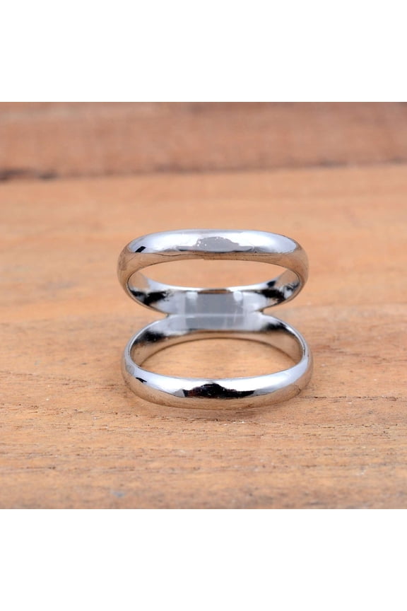 Solid Silver Arthritis Ring, 925 Silver Splint Knuckle Ring, Thumb Ring