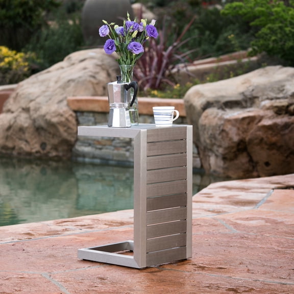 Solid Silver - Easy to Assemble - Outdoor Get-togethers / Quick 5-step Assembly / Enhances Outdoor Seating Arrangement