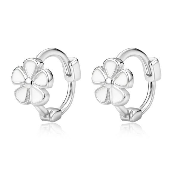 RYSKYJEWELRY Huggie Silver Sterling Silver Earrings,  All Ages;