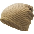 thumbnail image 1 of Solid Slouch Beanie Snug Baggy Fit Skull Cap Winter Hat Ski, 1 of 8