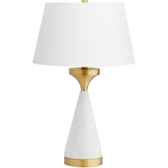 Solid Snow 1 Light Table Lamp-27.25 Inches Tall And 17 Inches Wide Cyan Lighting 11220