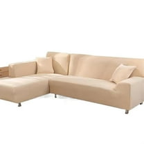 Solid Sofa Cover For Living Room Elastic 1/2/3/4 Seater Sofa Cover Protector L Shaped Corner Sofa Cover
