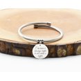 thumbnail image 1 of Solid Stainless Steel Open Cable Motivational Charm Bracelet By Pink Box, 1 of 1