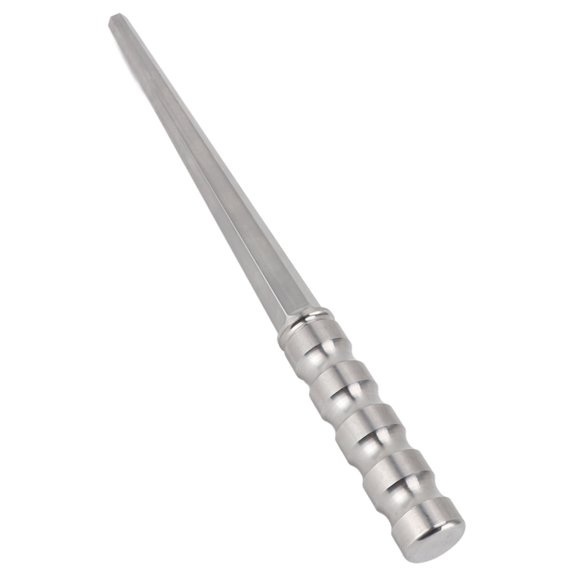 Solid Stainless Steel Ring Sizer Mandrel for Jewelry Making and Professional Hexagonal Forming Measuring Repair Tool 12.6 inches / 32 cm Durable Metal Shaping Stick