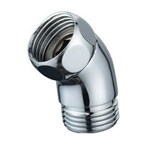 Solid Stainless Steel Shower Elbow Adapter for Shower Head 45 Degree Connectors Polished Chromes Sturdy Designs