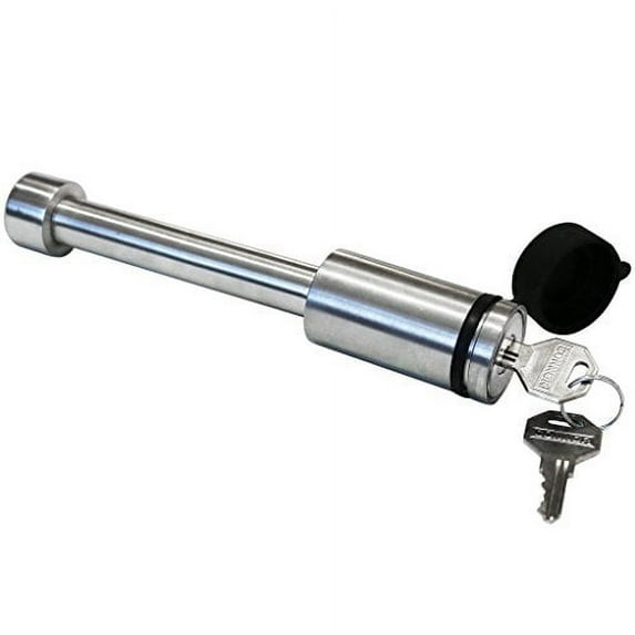 Solid Stainless Steel Tow Hitch Pin and Lock for Class 3, 4 and 5 Hitch Receiver