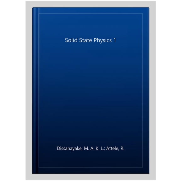 Solid State Physics 1