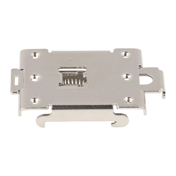 Solid State Relay DIN Rail Mounting Clip, Stainless Steel Bracket With Screws For 35Mm DIN Rail Fixed State Relay, Silver Finish For Industrial Electrical Equipment