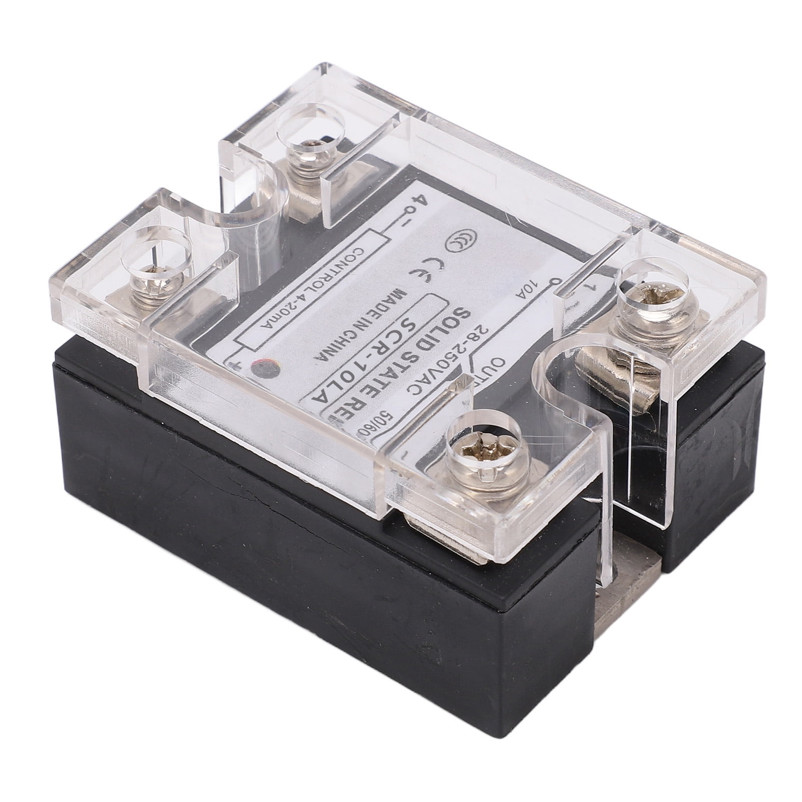 Solid State Voltage Regulator, 28250VAC Solid State Relay Low Noise 4