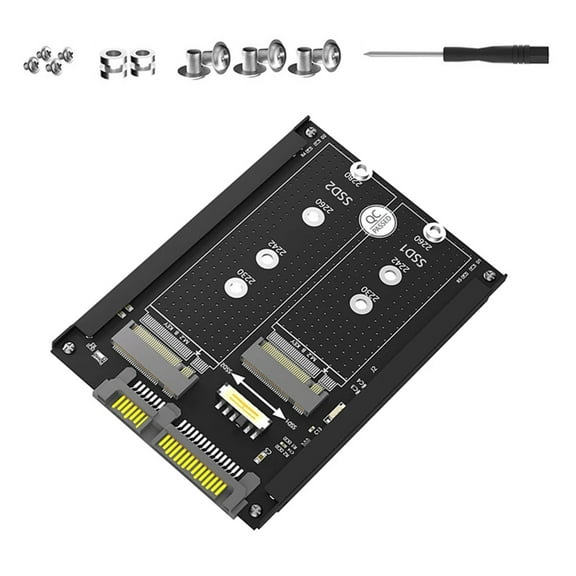 Solid States Disk to SATA3.0 Adapter SATA3.0 Solid States Disk B+M Converters Risers Card For 2230 2242 2260 2280 PC