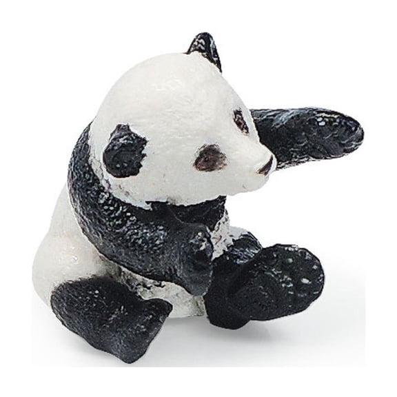 Solid Static Simulation Panda Figurine Model Toy Set With Eating And Walking Poses For Home Decor And Animal Lovers Collection (black and white4)